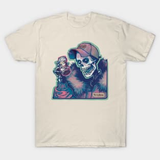 Skeleton Cheers Wind T-Shirt